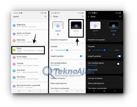 Android Karanlık Mod Etkinleştirme Android Karanlık Mod Etkinleştirme