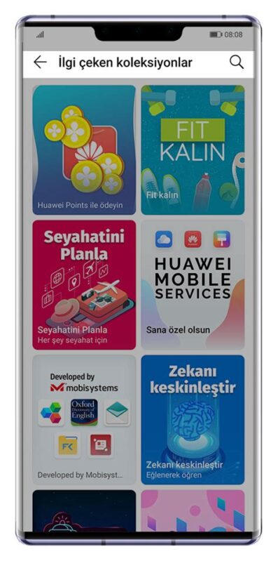 Huawei AppGallery Kullanımı Huawei AppGallery Kullanımı