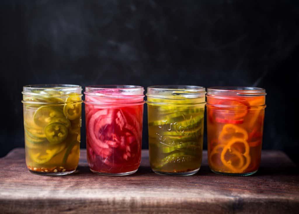 Ricetta Facile e Veloce per Sottaceti 2 Verdure colorate pronte per essere messe sottaceto