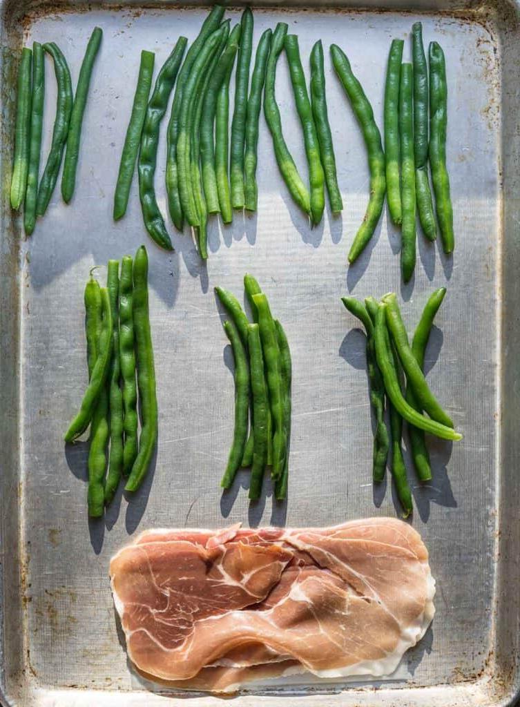 Ricetta Facile: Fagottini di Fagiolini Avvolti nel Prosciutto Grigliati 3 Ingredienti per fagiolini avvolti nel prosciutto