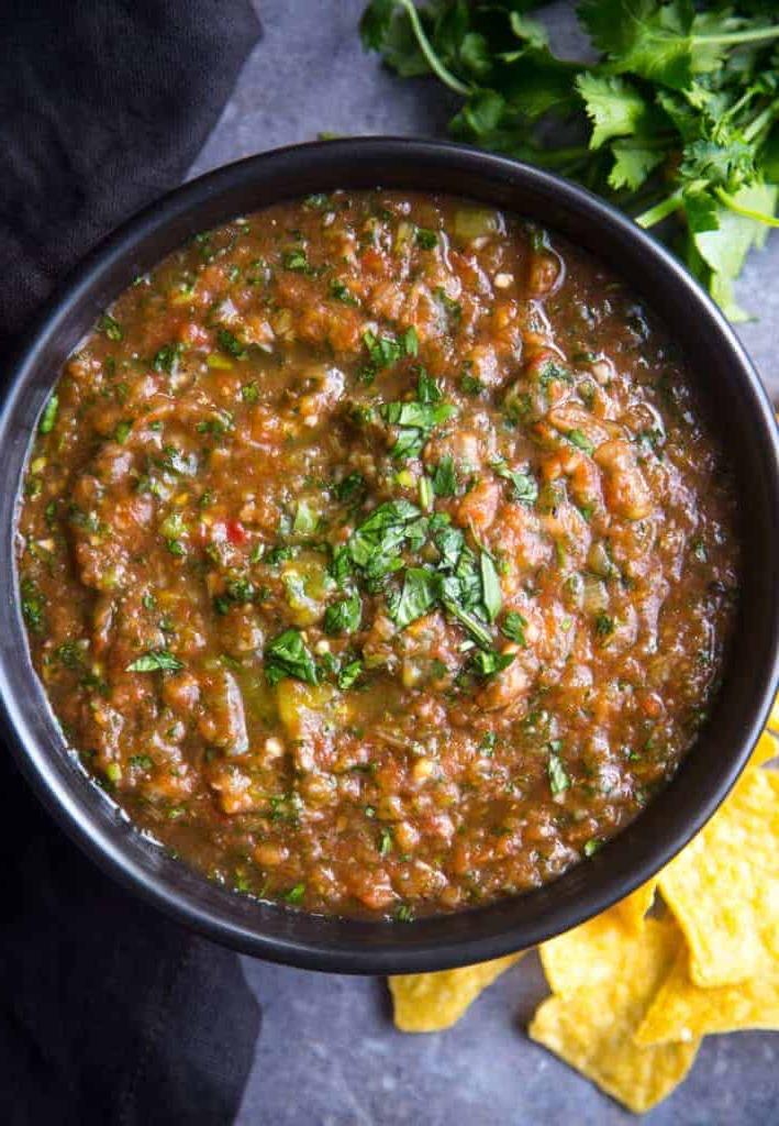Ricette per il Cinco de Mayo per la Griglia o l'Affumicatore 3 Ciotola di Salsa Casalinga Facile al Frullatore