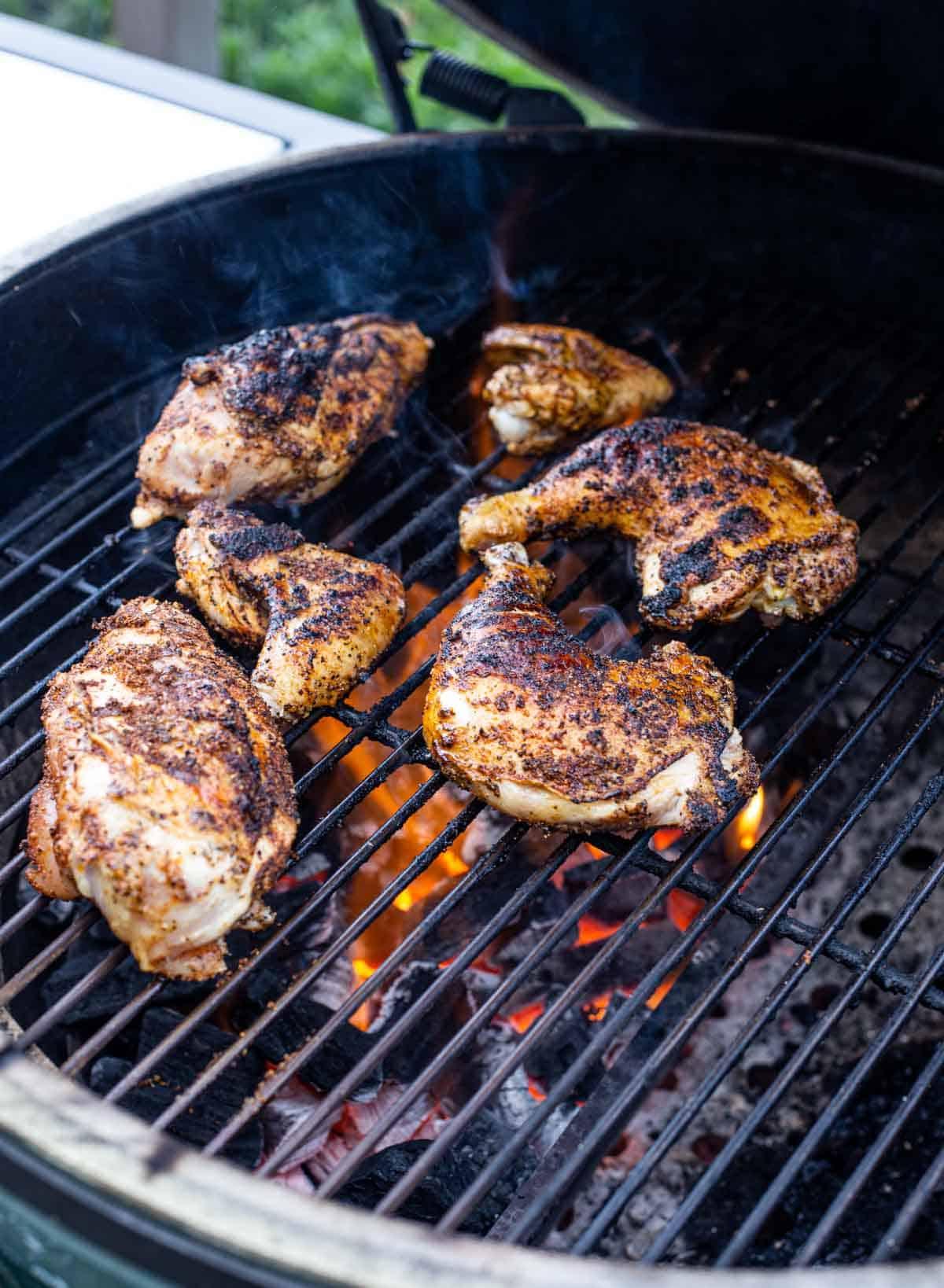 La Ricetta Più Facile per Pollo Grigliato e Glassato 4 Preparazione del pollo sulla griglia