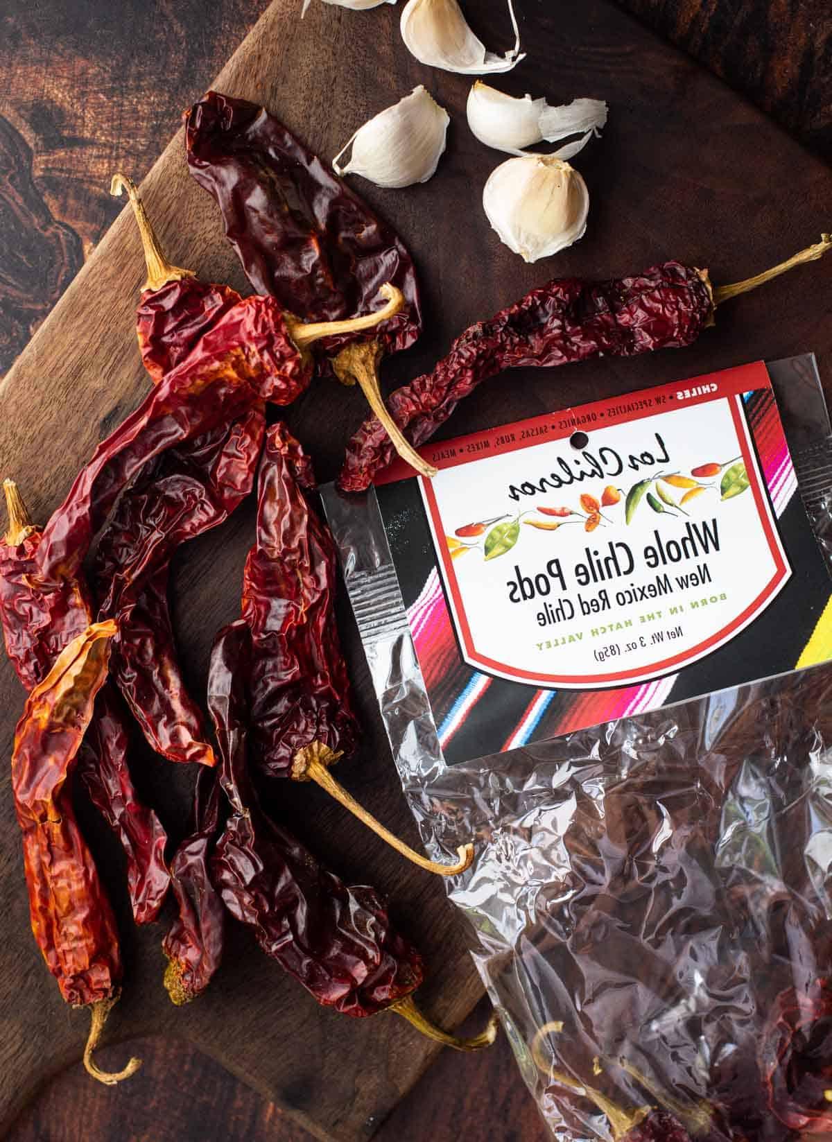 Autentica Ricetta del Chili Texano – (Senza Fagioli) 4 Peperoncini secchi del New Mexico in una confezione da 3 once.
