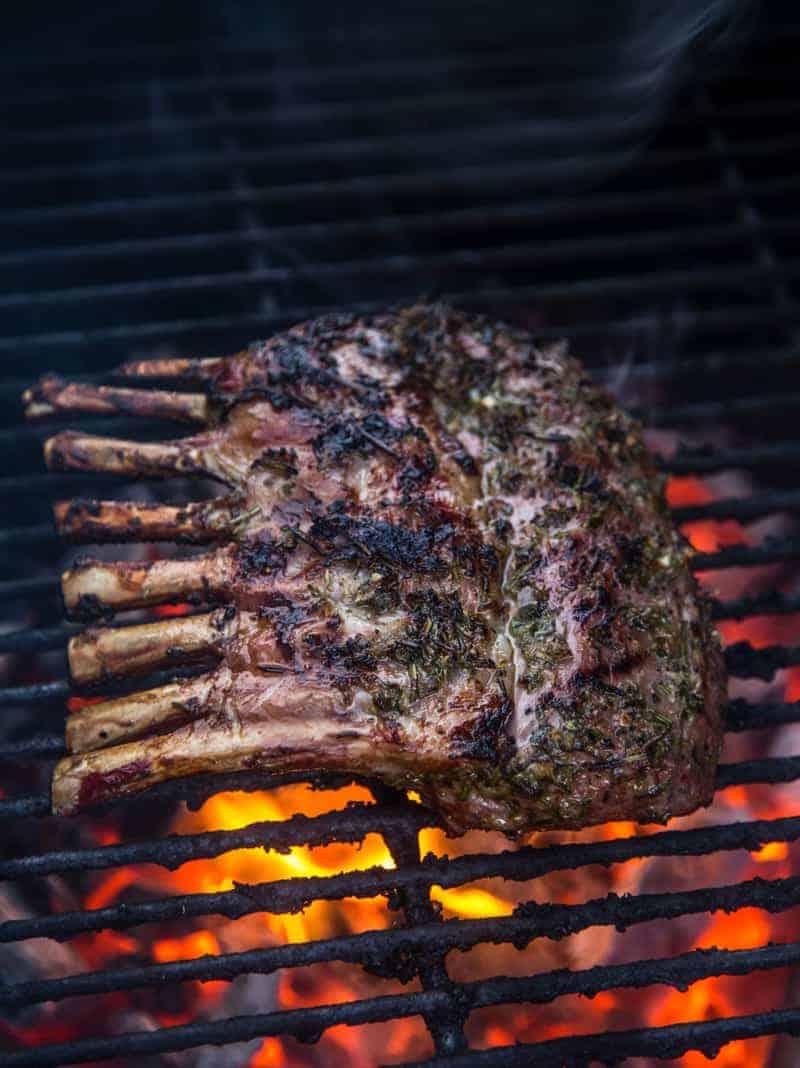 Costolette di Agnello Affumicate in cottura sulla griglia