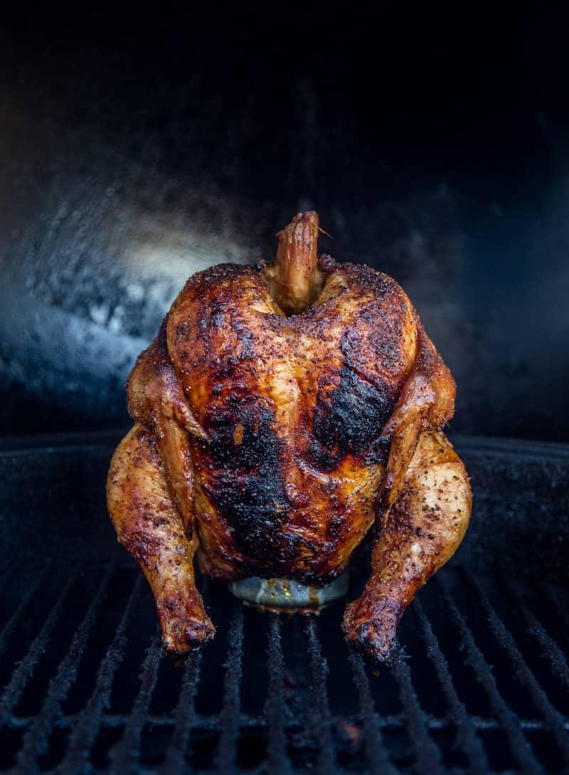 Pollo al Vino in Lattina sulla Griglia