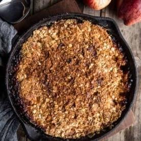 **Crumble di Mele Grigliate** 6 apple crisp alla griglia che si raffredda