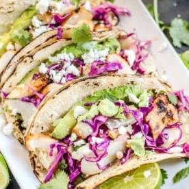 Ricetta Facile per Tacos di Pesce alla Griglia — Con Abbinamento Vino 6 Tacos di Pesce Salutari
