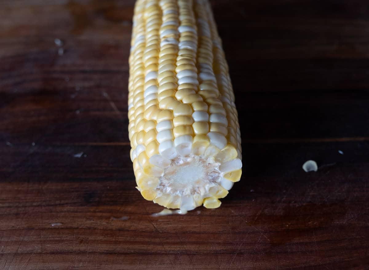 Ricetta Facile di Costine di Mais 7 Spiga di mais con le estremità tagliate
