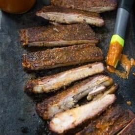Costine di Maiale Affumicate Senza Zucchero Aggiunto (Keto e Paleo Friendly)