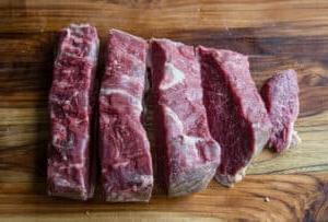 Affettare una Picanha in fette da 5 cm