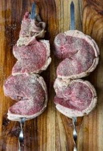 spiedini di picanha conditi