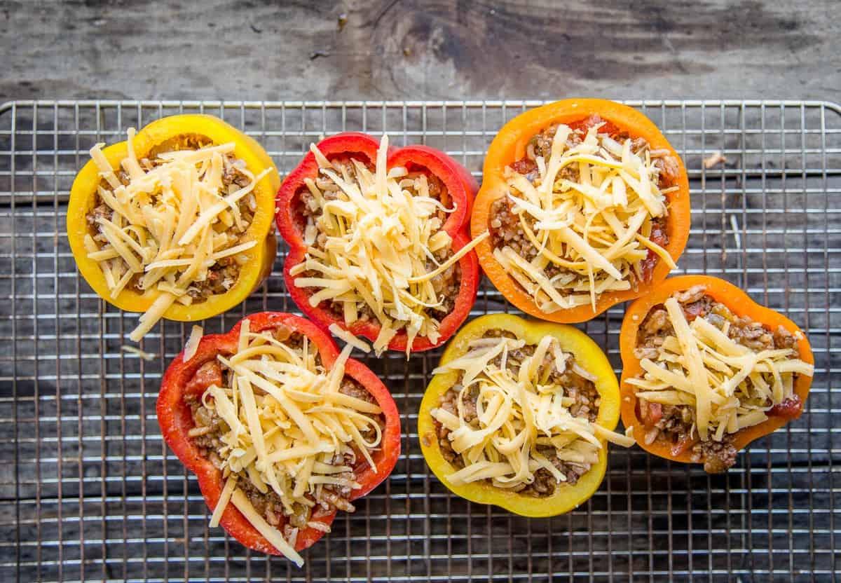 Peperoni Ripieni pronti per il Grill