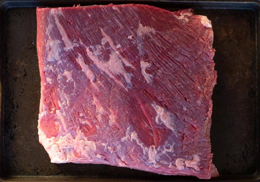 **Come affumicare il Brisket Flat** 5 brisket flat crudo