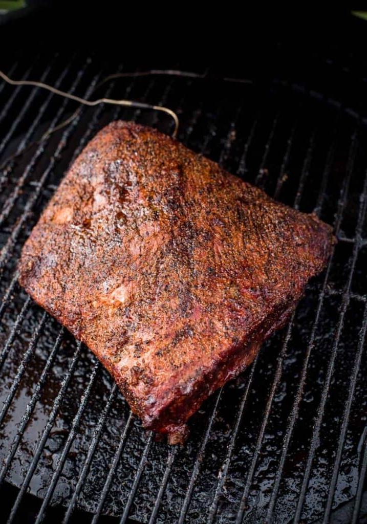 **Come affumicare il Brisket Flat** 6 Brisket flat affumicato sull'affumicatore