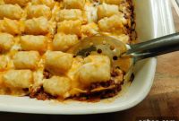 Ultimate Sloppy Joe Tater Tot Bake