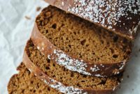 Warm Spiced Gingerbread Loaf