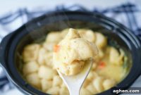 Shortcut Slow Cooker Chicken & Dumplings