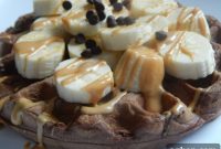 Decadent Chocolate Peanut Butter Waffles