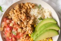 Quick Chicken Burrito Bowls