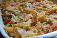 Spicy Fajita Chicken Pasta Casserole