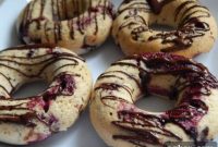 Decadent Dark Chocolate Blueberry Donuts
