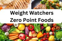 Weight Watchers Zero Point Foods (2024)