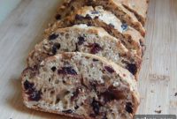 Decadent Cranberry Pecan Dark Chocolate Loaf