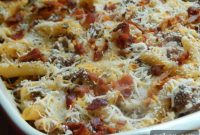 Ultimate Bacon Cheeseburger Pasta Bake