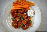 Fiery Vegan Buffalo Wings
