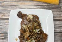 Perfect Air Fryer Ribeye with Sautéed Garlic Mushrooms