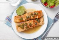Deliciously Light Salmon Piccata