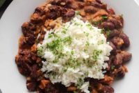 Homemade Popeyes Red Beans and Rice