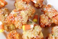 Funfetti Fried Candy Corn Bites