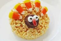 Easy Thanksgiving Turkey Rice Krispie Treats