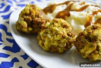 Golden Turkey Stuffing Poppers