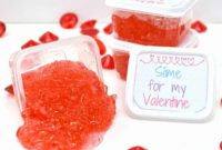 Create Valentine Slime Gifts With Printable Tags