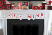 Babies First Valentine With Printable DIY Be Mine Banner