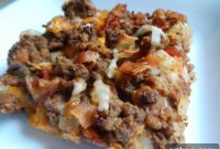 Cheesy Bacon Burger Bake