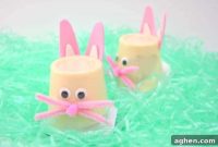 DIY Easter Bunny Pudding Treats