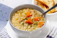 Chicken & Barley Soup: The Perfect Cold Weather Comfort