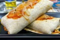 Snack Goals: Baked Pizza Burritos