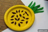 Simple Paper Plate Pineapples for Little Crafters