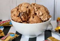 No Churn Twix Ice Cream