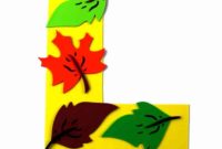 Printable Leaf Craft for Letter L