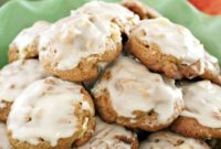 Pillowy Glazed Apple Cookies
