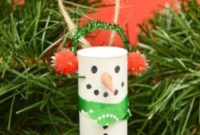 Upcycled Wine Cork Snowman Ornaments