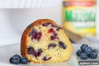 Guilt Free Blueberry Lemon Pound Cake