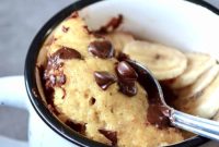 Easy Weight Watchers Banana Chocolate Chip Mug Cake