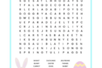 Fun Printable Easter Word Search