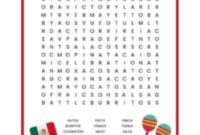 Cinco de Mayo Word Search Fiesta